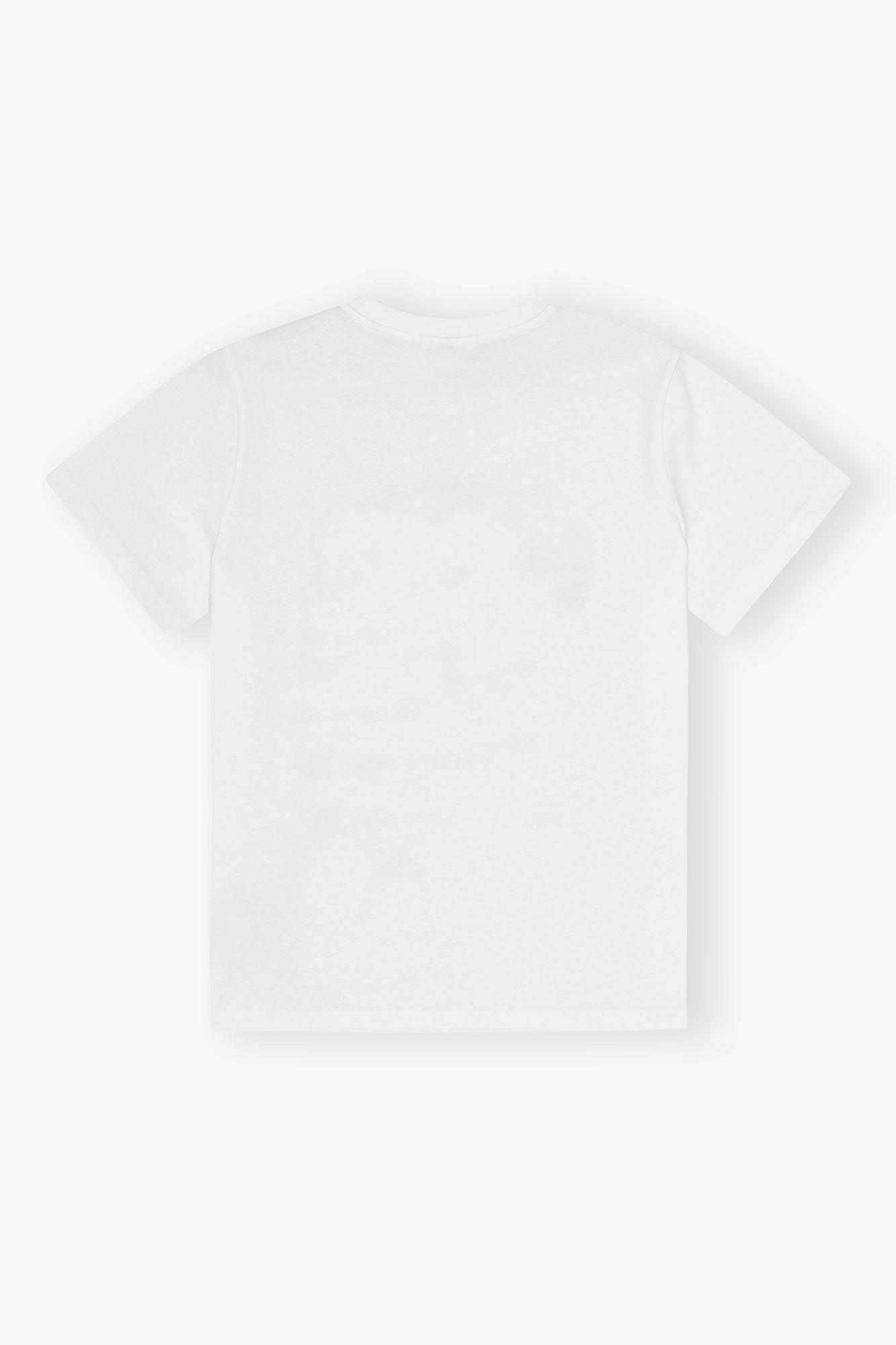 White Honolulu Peach T-shirt, Cotton, in colour Bright White - 2 - GANNI