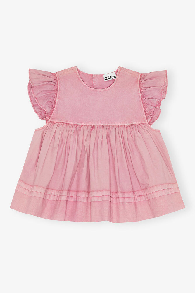 Pink Washed Cotton Top