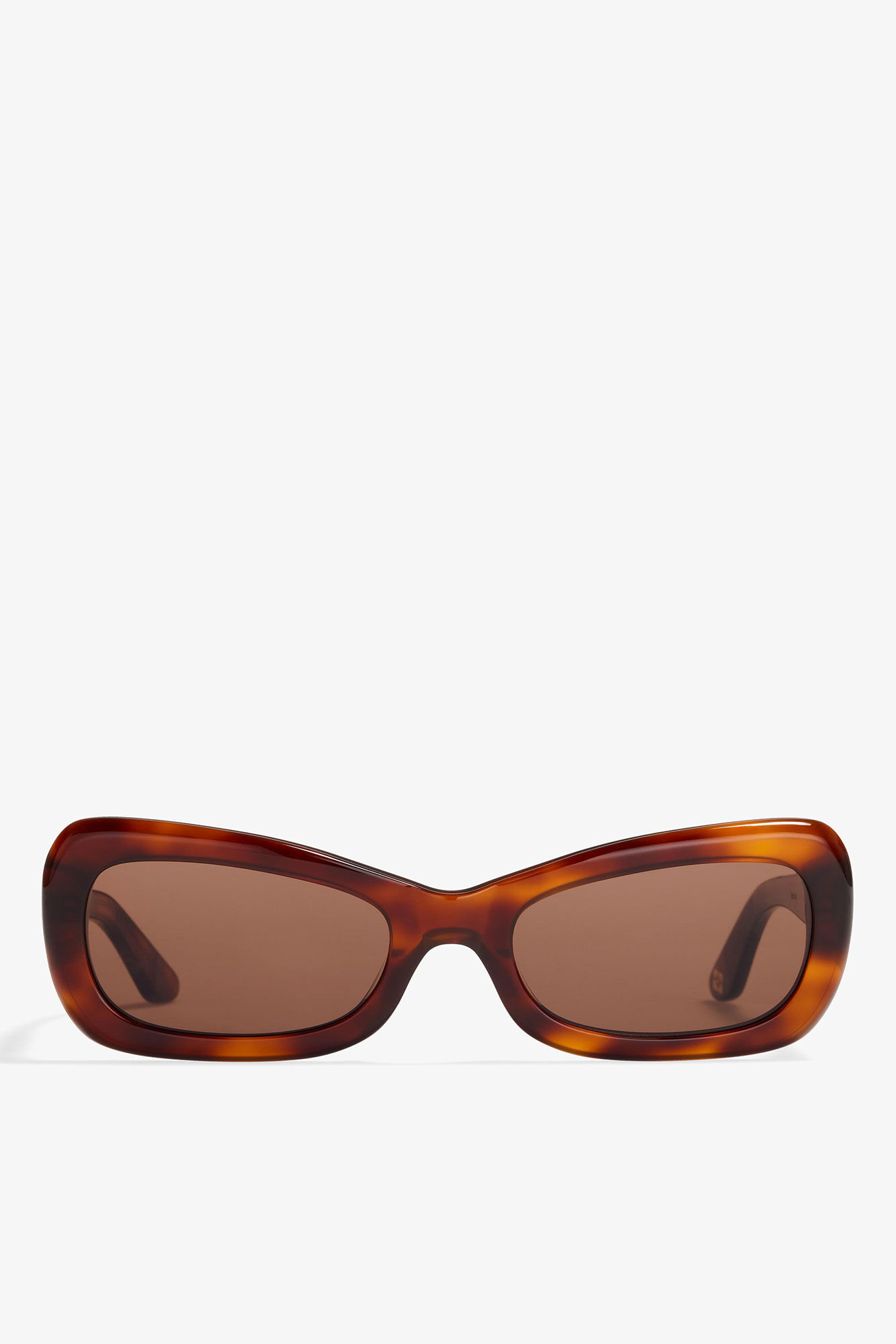 GANNI x Ace & Tate Brooke Sunglasses, Acetate, in colour Tiger's Eye - 2 - GANNI