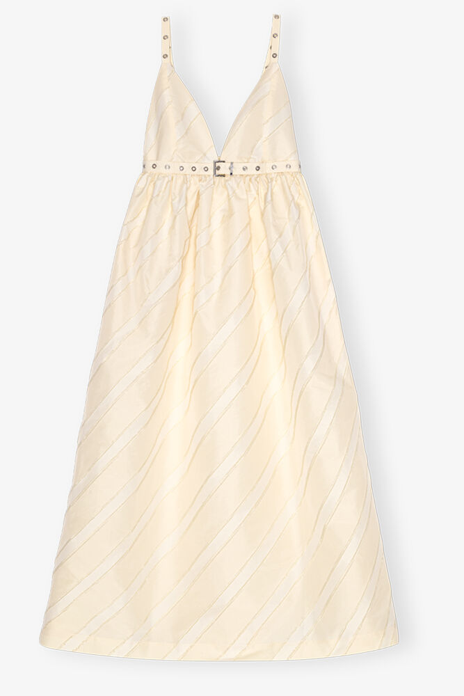 Off-White Stripe Strap Dress
