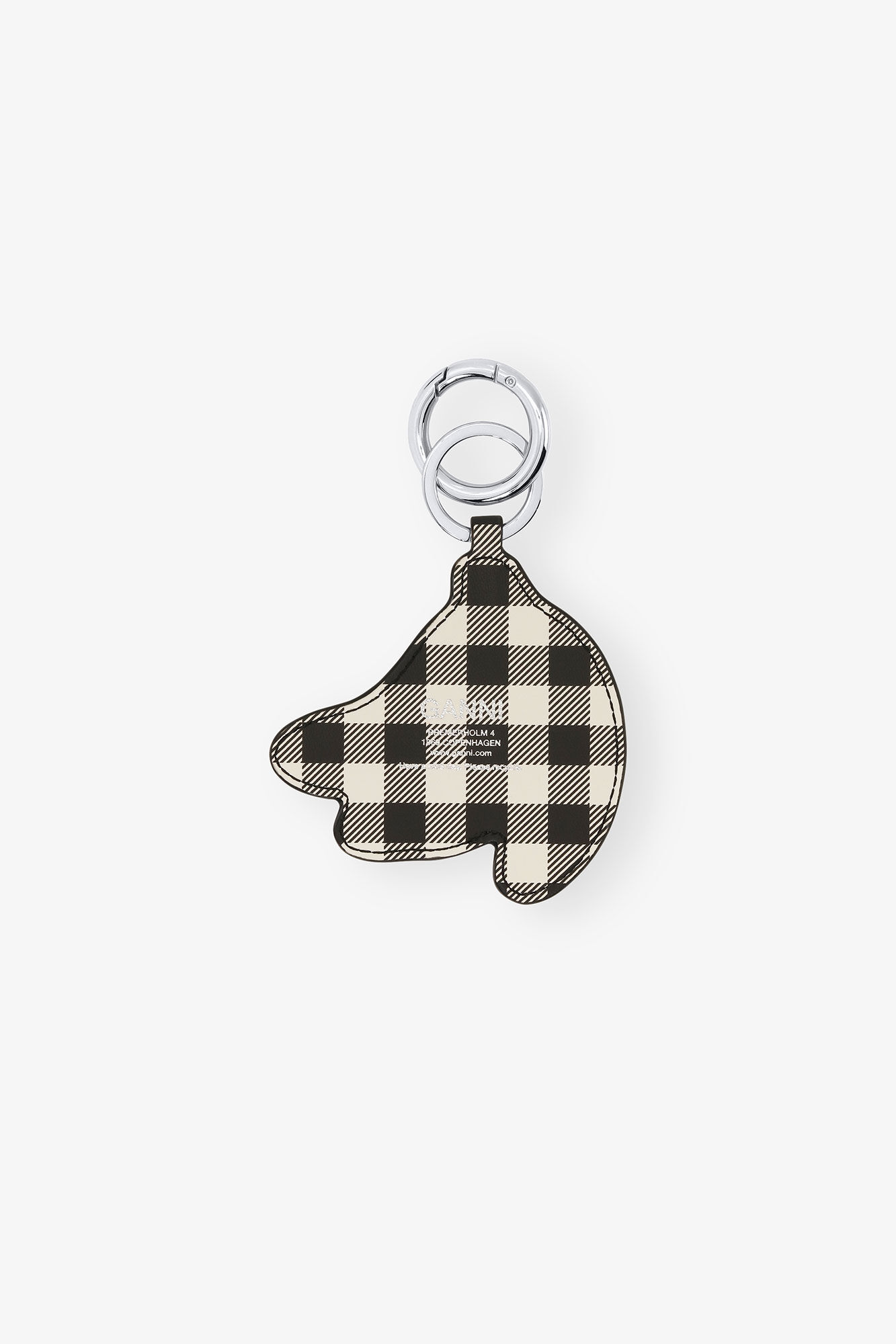 Banana Keyring, Polyester, in colour Black - 2 - GANNI