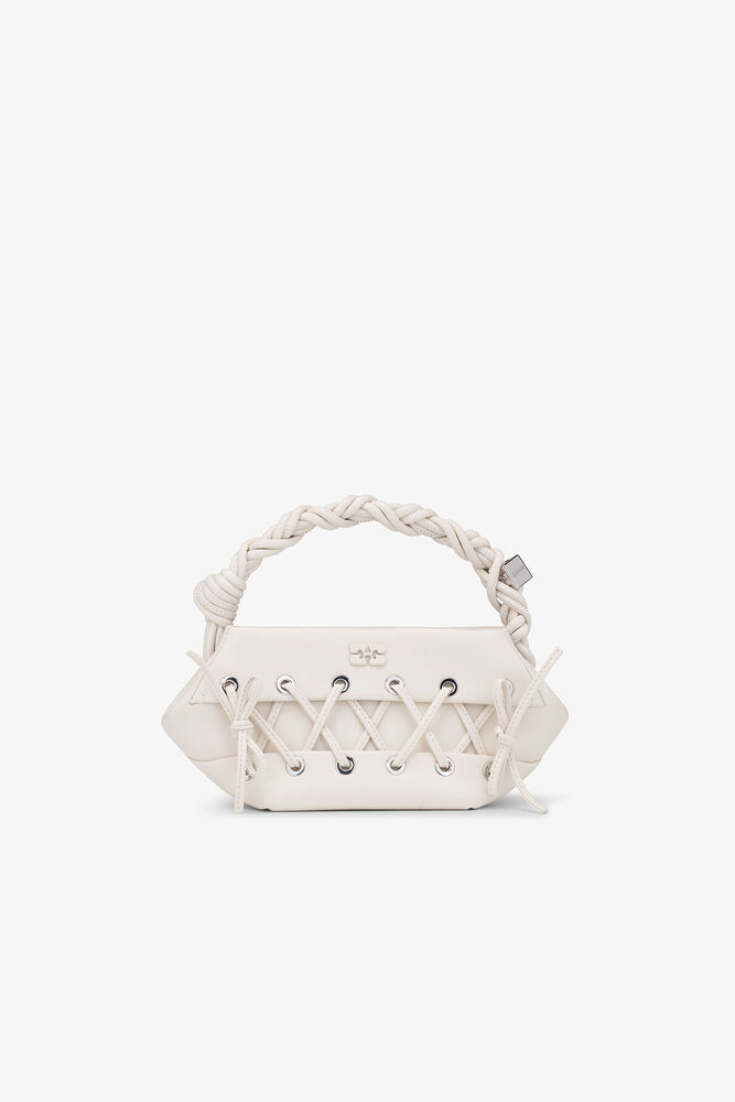 Off-white Mini GANNI Lace-Up Bou Bag